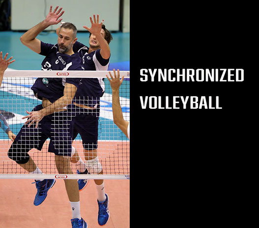 Synchonized Volleyball Marcello Forni e Andrea Galliani (Gi Group Monza) amichevole, settembre 2016