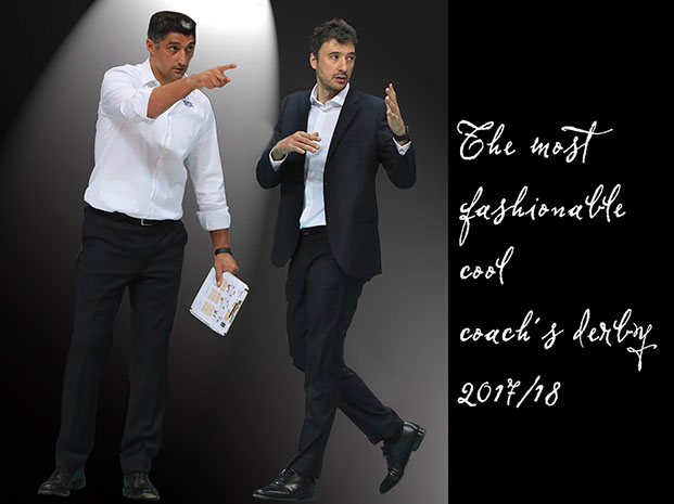 The most fashionable cool coach’s derby 2017/18 Andrea Giani e Miguel Falasca (Revivre Milano - Gi Group Monza 3-1)