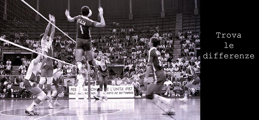 PalaDozza Bologna Italia, pallavolo Piazzale Azzarita, 1987