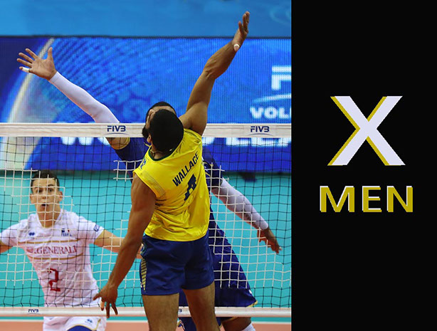 X Men Earvin Ngapeth e Wallace (Francia - Brasile) World League Finals Six 2016 pallavolo